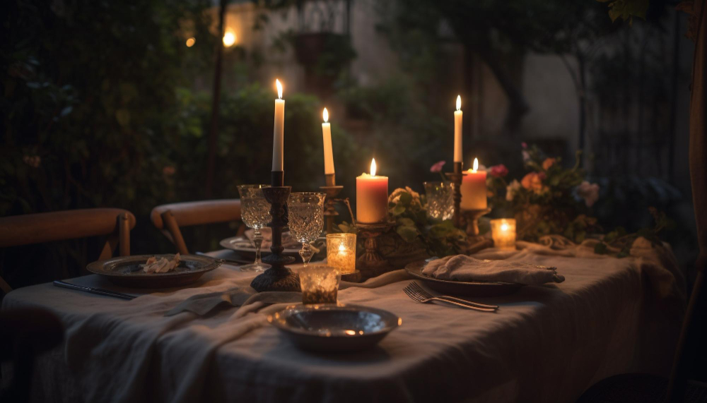 candlelight dinner with a custom menu?