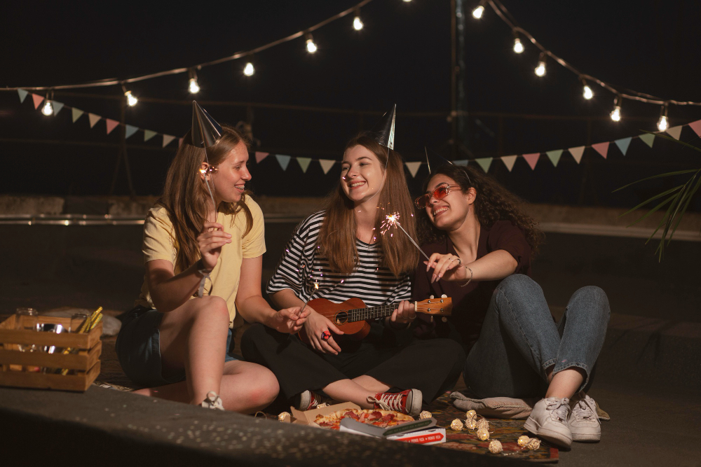 Can I order personalized food items for a girls’ night in?