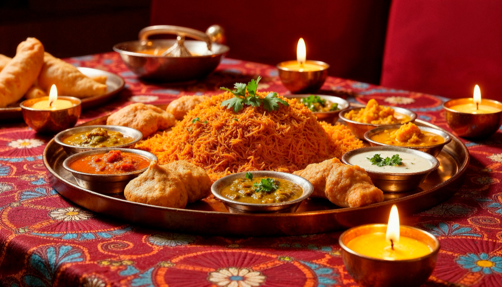 Who offers traditional home-cooked meals for poojas or rituals?